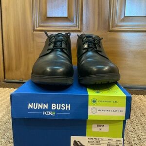 Nunn Bush Black Leather Oxfords